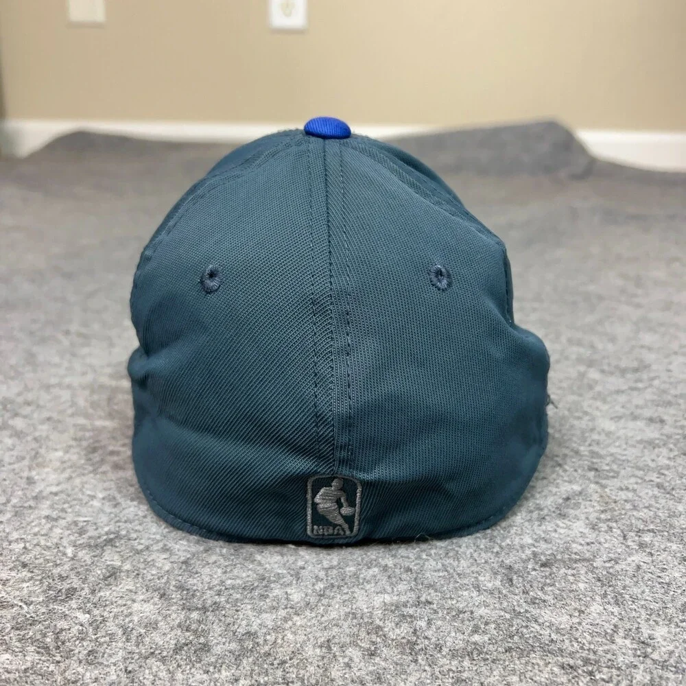 Golden State Warriors‎ Mens Hat Small Flex Gray Blue Basketball Adidas NBA Cap
